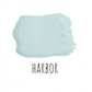 Paint swatch sample of Harbor (light blue) by Sweet Pickins Milk Paint available at Milton's Daughter