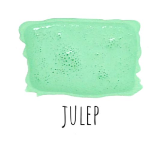 Paint color swatch of Julep (pale green) by Sweet Pickins Milk Paint available at Milton's Daughter