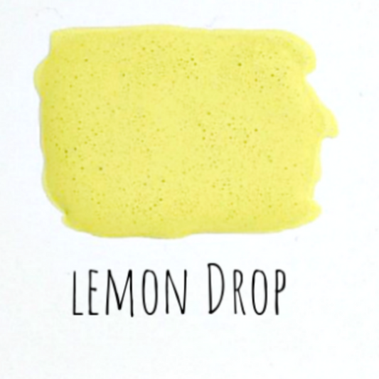 Paint sample swatch of Lemon Drop by Sweet Pickins Milk Paint available at Milton's Daughter