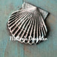 Sea Shells Mold by IOD close up casting of scallop shell at Milton's Daughter