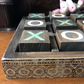 Close up photo of TIc Tac Toe Board Game DIY Craft kits for adults available at Milton's Daughter